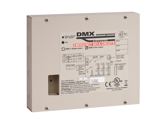 DMX Emergency Bypass Controller