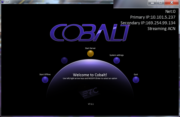 Cobalt ETCnomad Welcome Screen with Inset Cobalt ETCnomad Welcome Screen with Inset