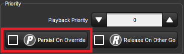 Playback Opt Cuelist Persist Override