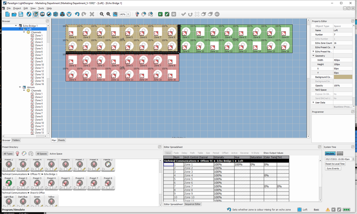 Echo Control Systems, EEB Echo Space Control