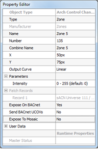 Mosaic Expose to Mosaic Property Editor