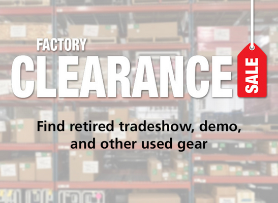 Buy discounted ETC gear from our Factory Clearance shop