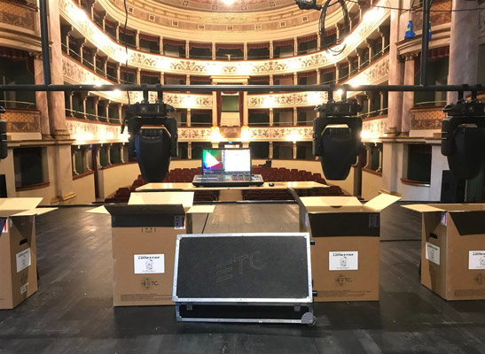Le migliori tecnologie di ETC arrivano al Teatro di Siena
