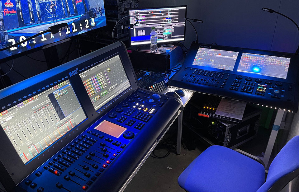 Hog 4 in control at Battiti Live 