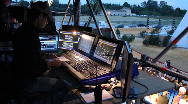 Cobalt 20 was used to light the outdoor EQI Cheval Libre equestrian festival