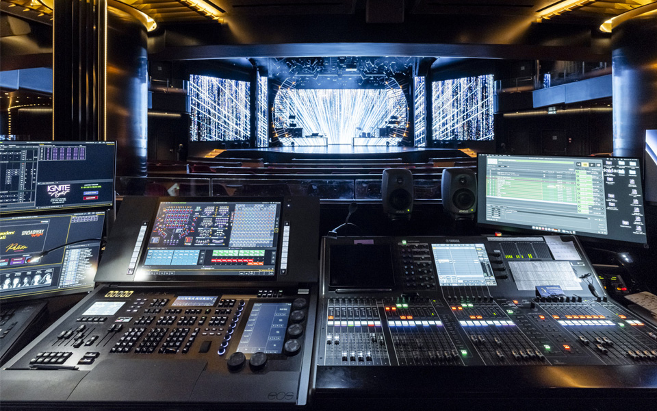 Fleet of ETC Gear on Board Regent Seven Seas Grandeur