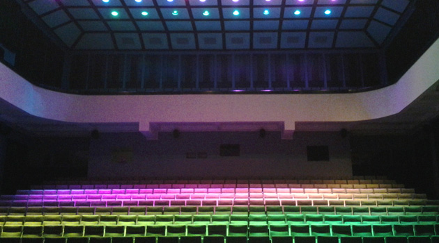 Paide Kultuurikeskus uses colour
