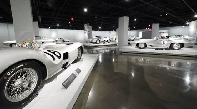 Petersen Automotive Museum interior