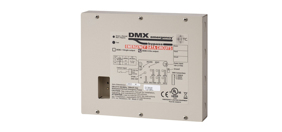 DMX Emergency Bypass Controller