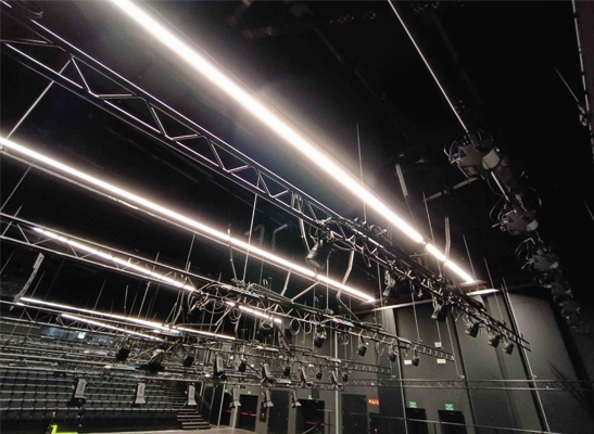 Spain’s Lekuona Fabrika Cultural Center upgrades with ETC Stage Machinery