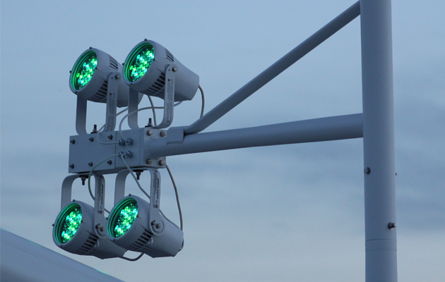 D40XTI array on bridge structure