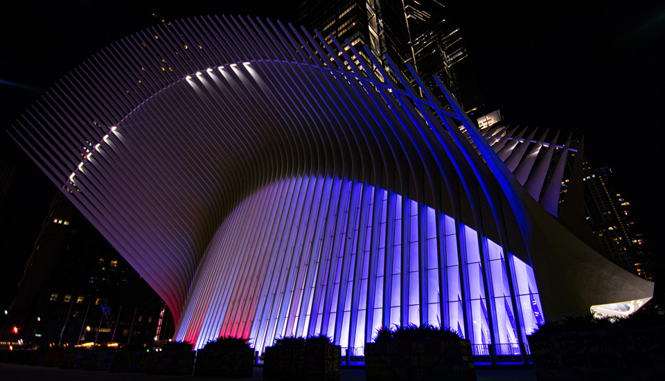 Lighting at Oculus soars to new heights