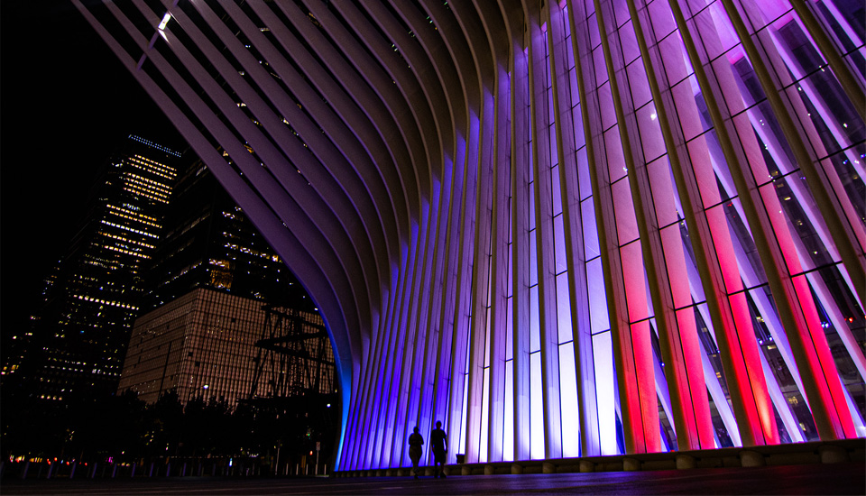 Lighting at Oculus soars to new heights