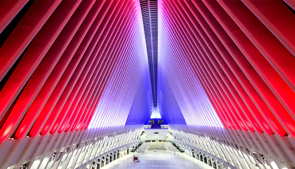 Lighting at Oculus soars to new heights