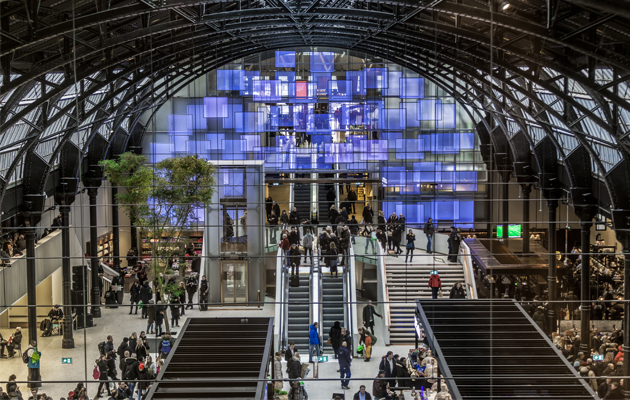 Food court at Oslo Central Station