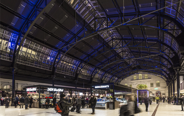 Mosaic controls at Oslo Central Station