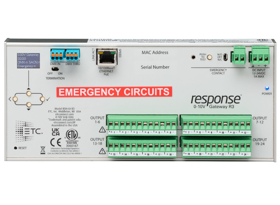 ETC Introduces Response 0-10V Gateway R3