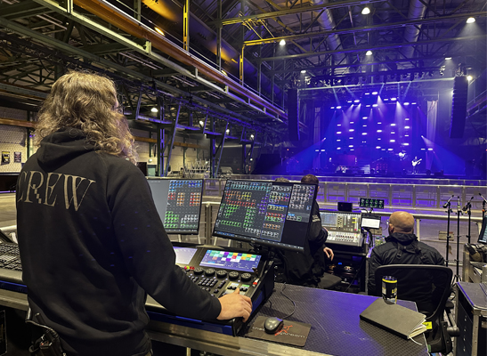 LD Richard Larkum Brings Stage Hog on Tour with Biffy Clyro