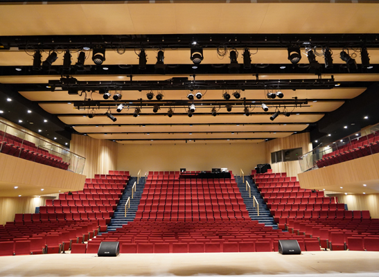 ETC gears install in the new VSA Performing Arts Centre