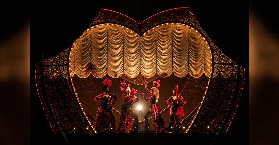 Dancers performing Moulin Rouge