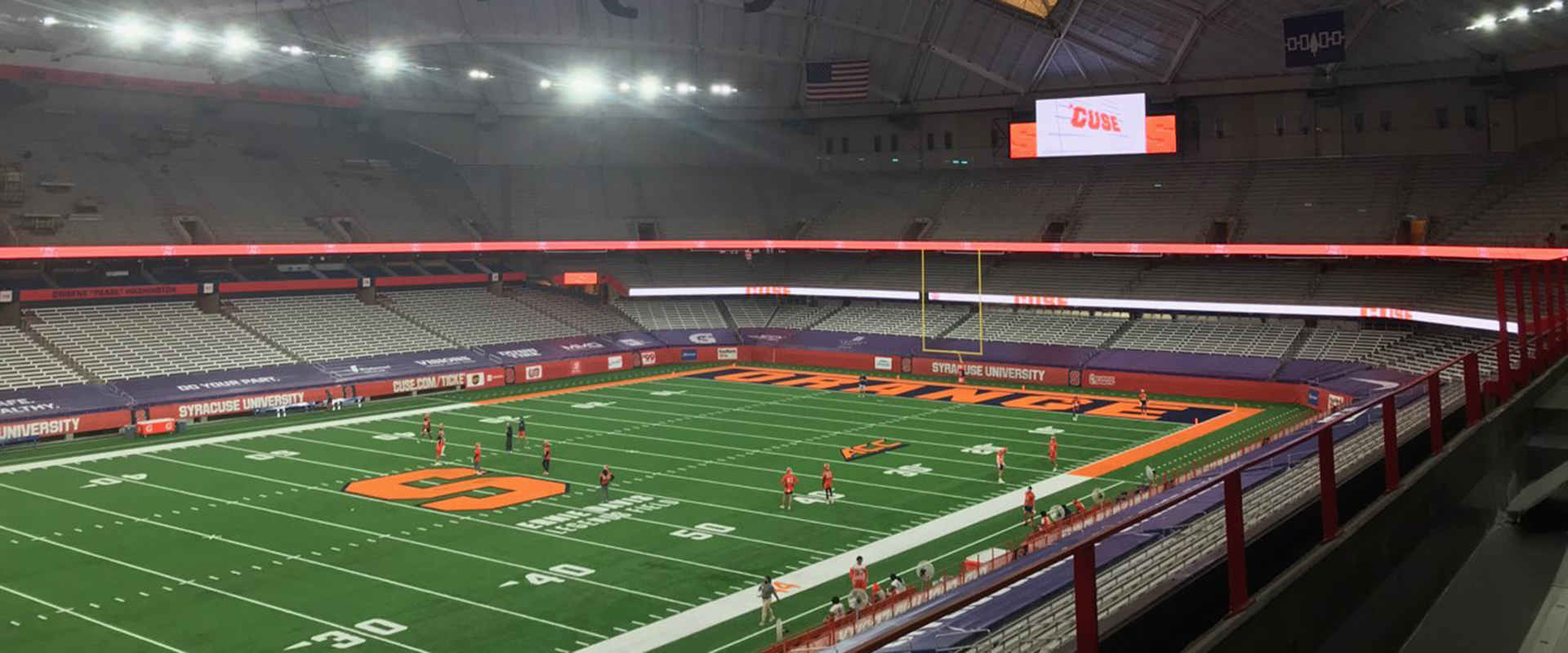 Carrier Dome at Syracuse University in Syracuse, NY