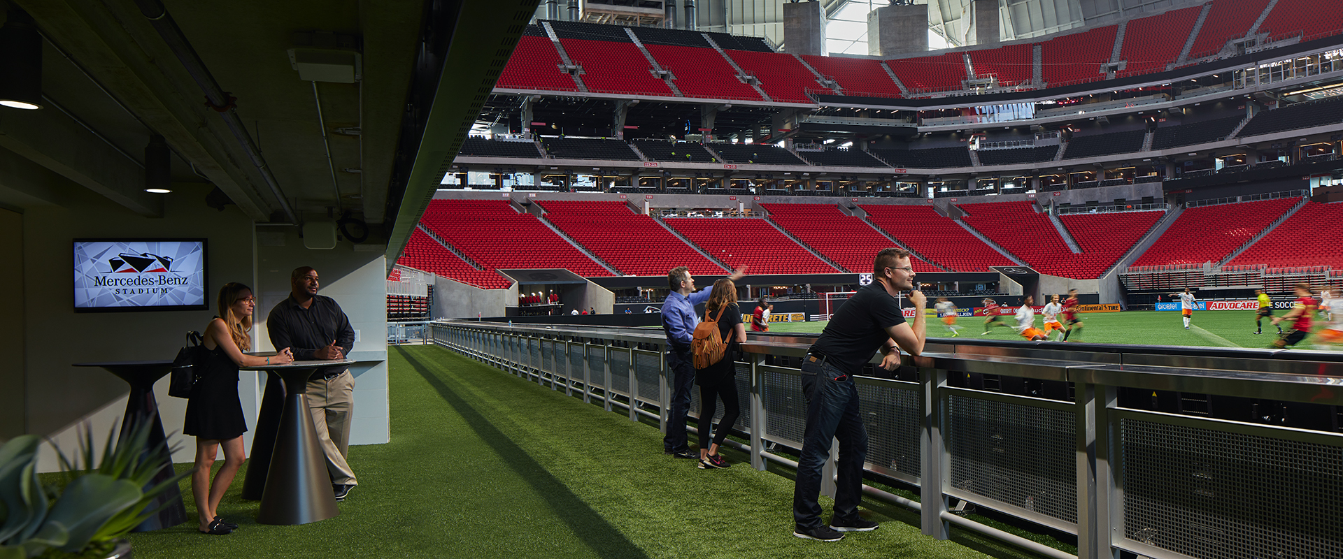 Mercedes-Benz Stadium in Atlanta, GA