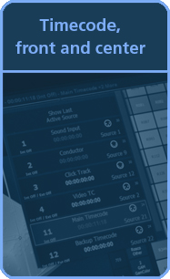Timecode front and center