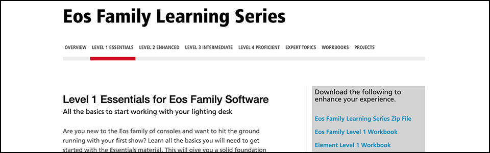 New Users - Learning Series