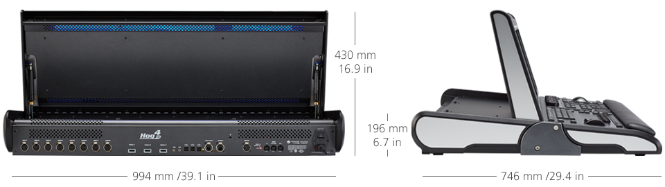 Hog 4-18 dimensions