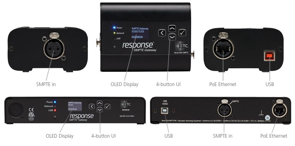 Response Show Control SMPTE Gateway