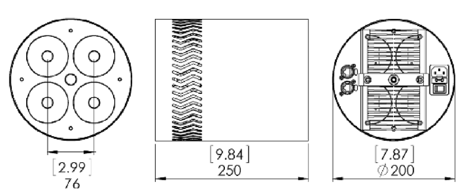 Pro One-Cell fixed dimensions