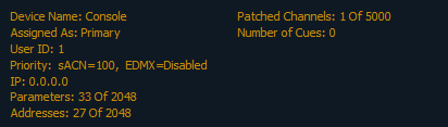 Addresses and Parameters in Eos Family Consoles