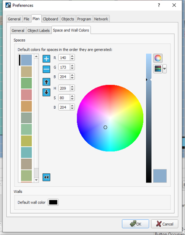 Object Preferences, Space and Wall Colors