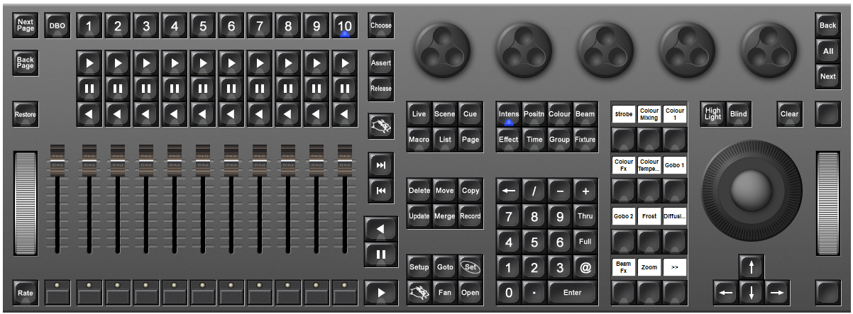 Screenshot of front panel.