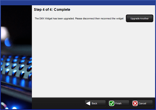 Widget Upgrade Utility step 4.