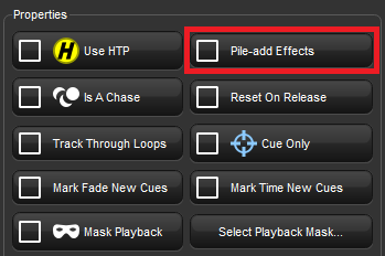 Playback Opt Cuelist Pile Add Fx